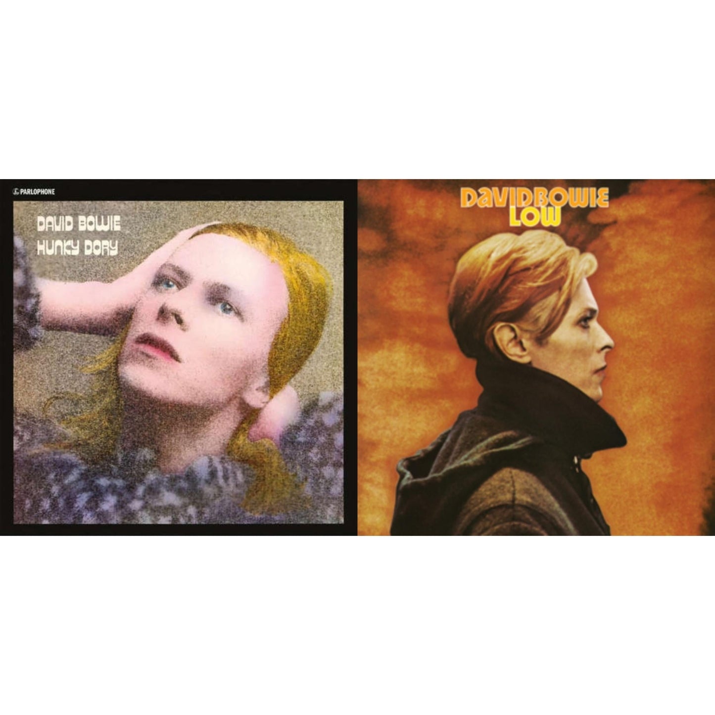 David Bowie - Low (2017 Remaster) & Hunky Dory - LP Vinyl Bundle