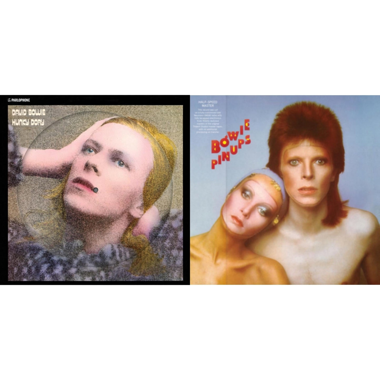 David Bowie - Hunky Dory (2015 Remaster/50Th Anniv/Picture Disc) & Pinups (2015 Remaster) - LP Vinyl Bundle