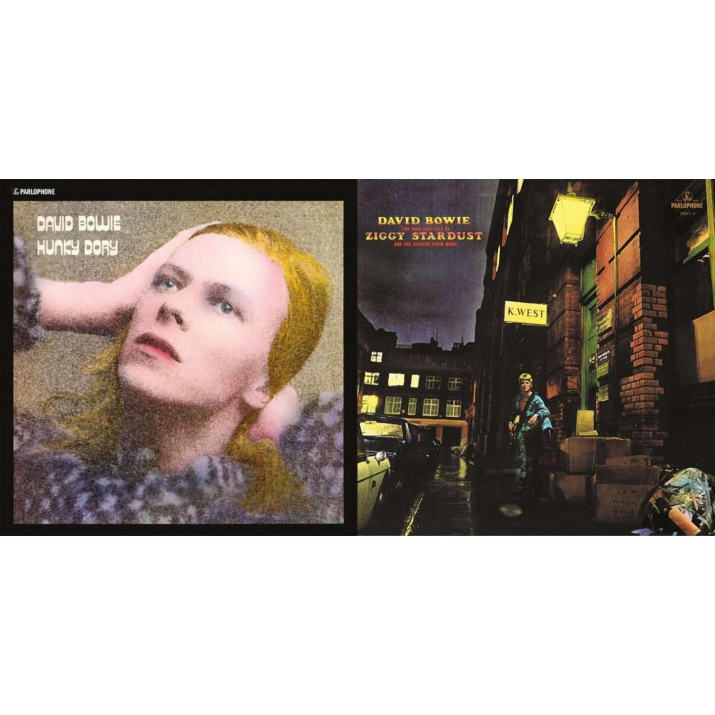 David Bowie - Hunky Dory & Rise & Fall Of Ziggy Stardust (2012 Remaster) - LP Vinyl Bundle