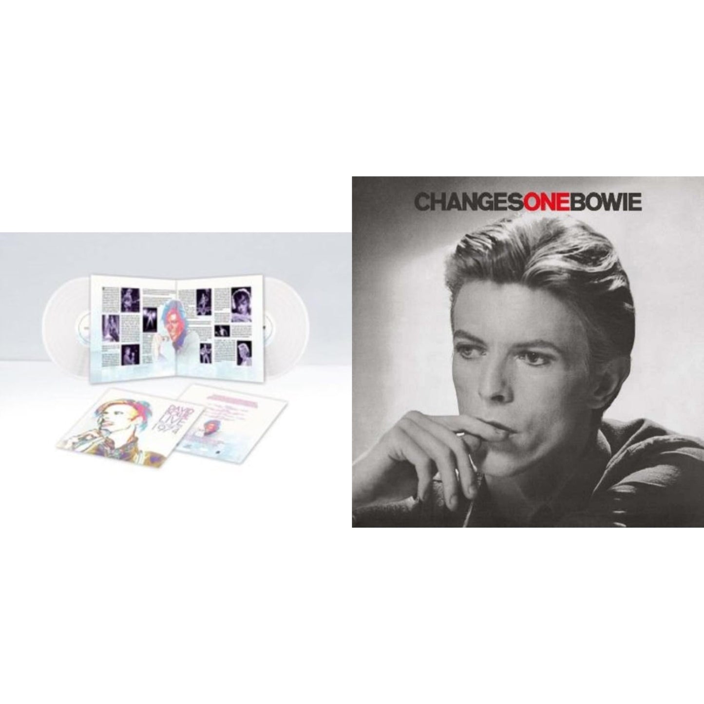 David Bowie - Changesonebowie (180G) & Live Los Angeles 1974 (White LP Vinyl/Limited)