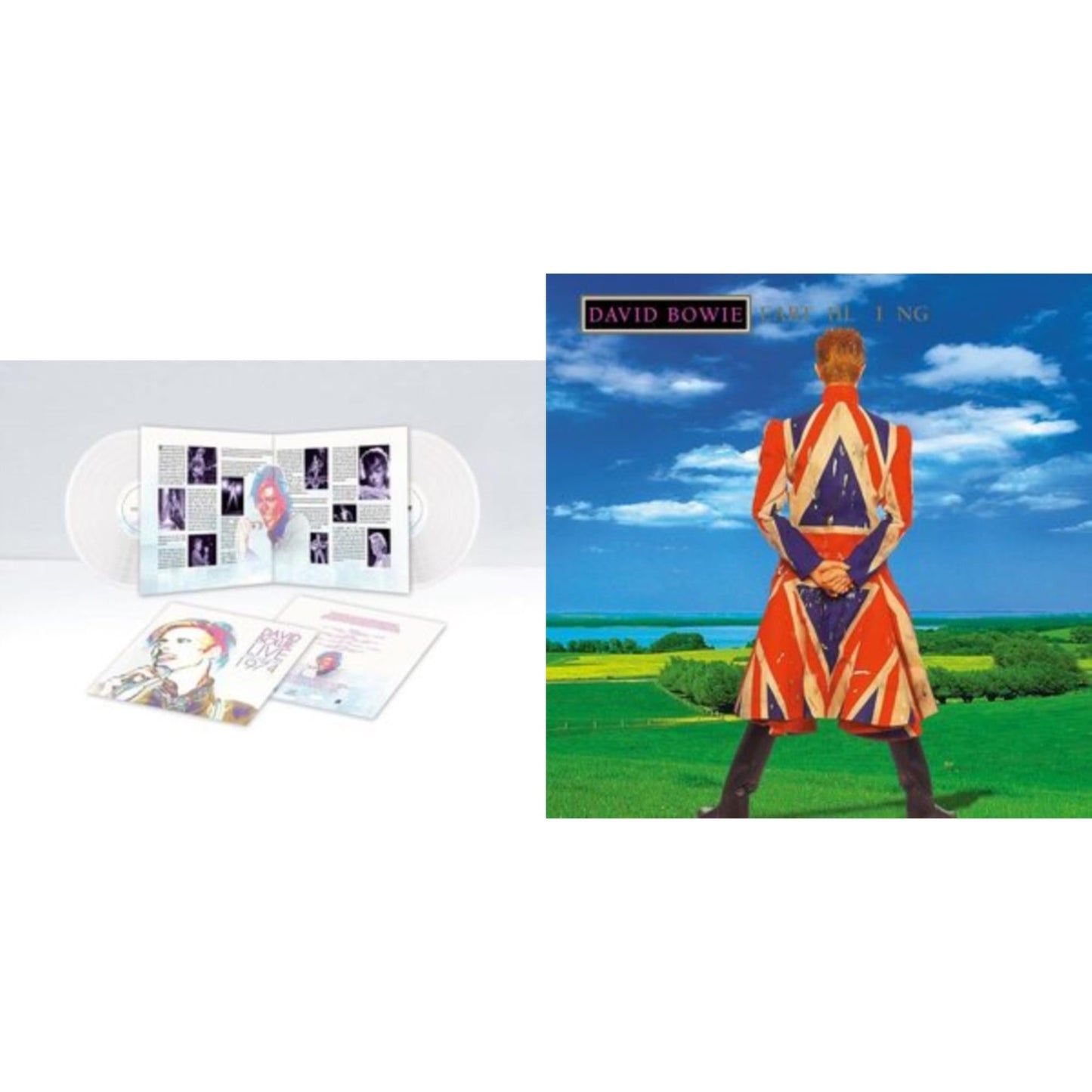 David Bowie - Live Los Angeles 1974 (White LP Vinyl/Limited) & Earthling (2021 Remaster/2LP)