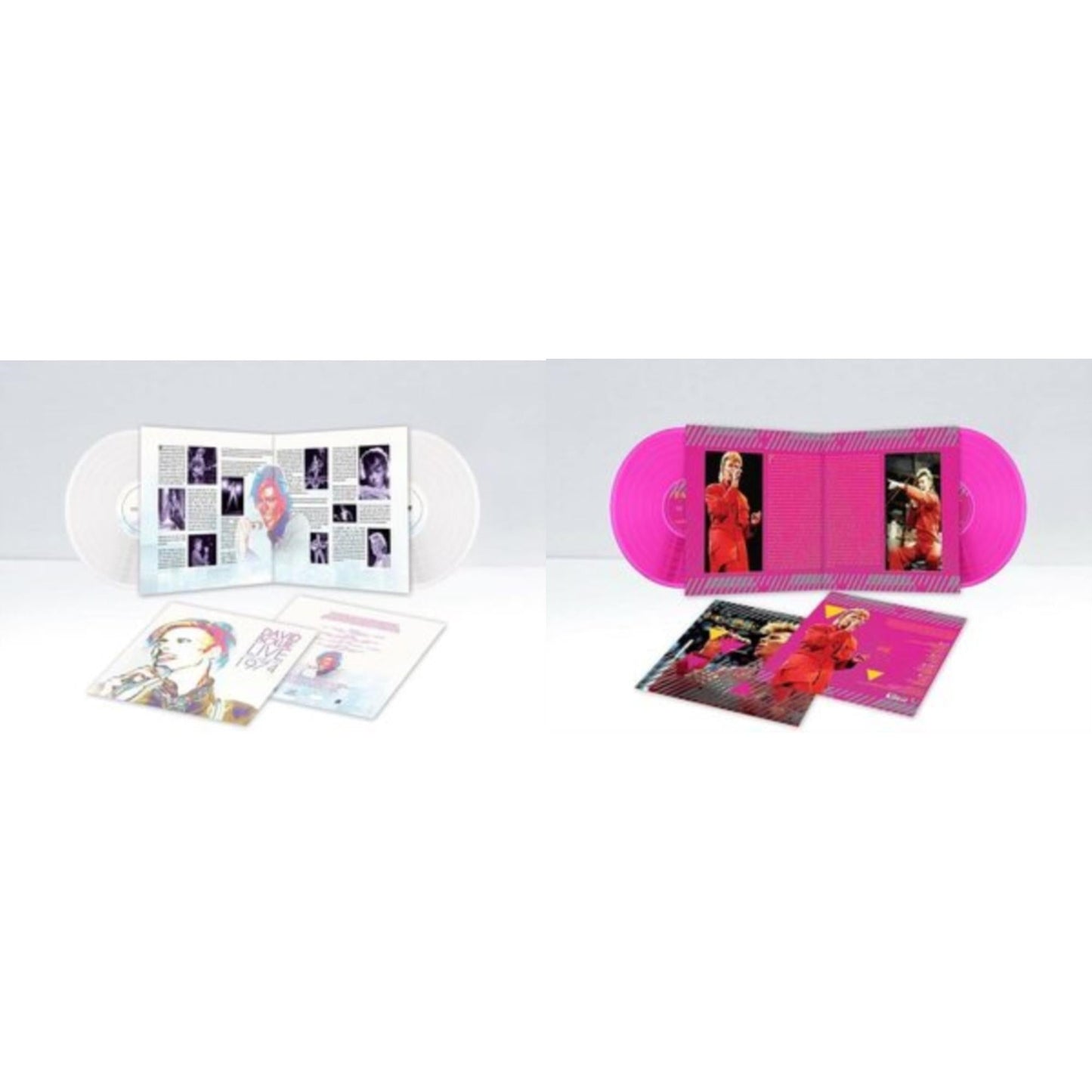 David Bowie - Live Los Angeles 1974 (White LP Vinyl/Limited) & Montreal '87 (Limited/Pink LP Vinyl)