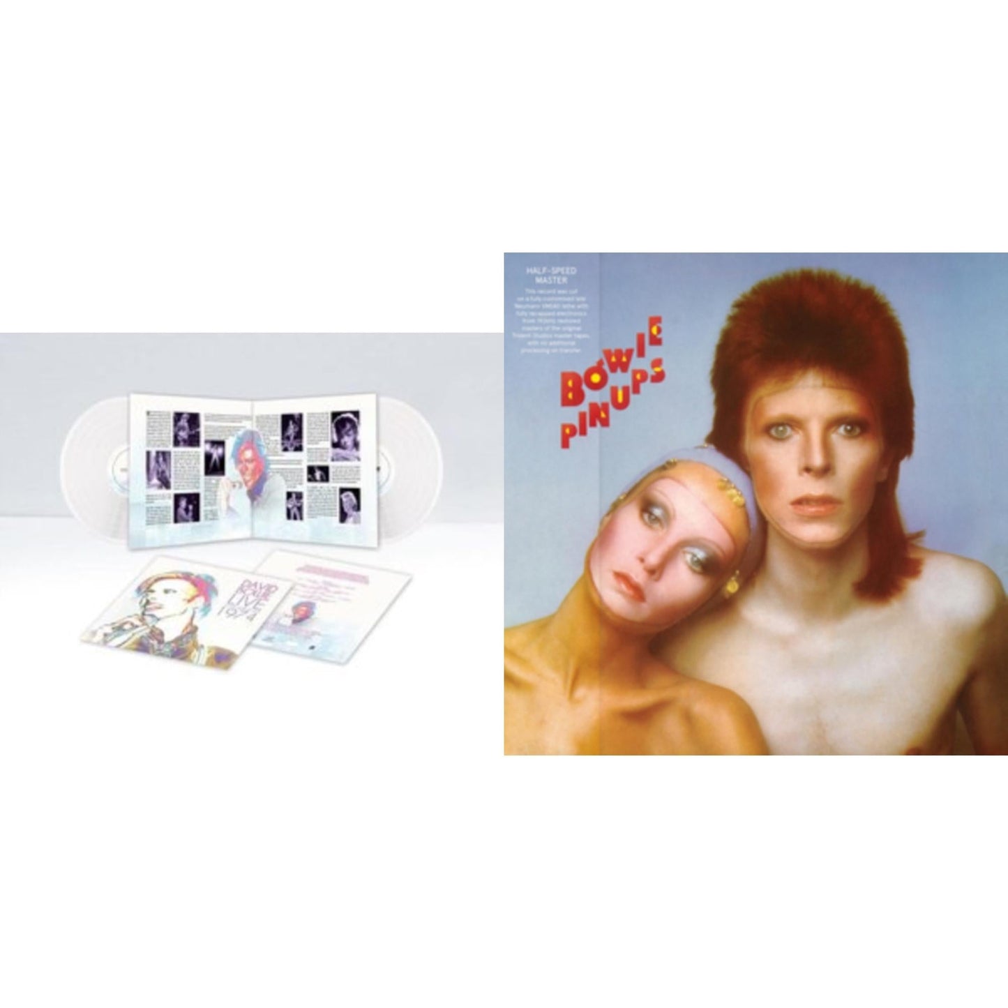 David Bowie - Live Los Angeles 1974 (White LP Vinyl/Limited) & Pinups (2015 Remaster)