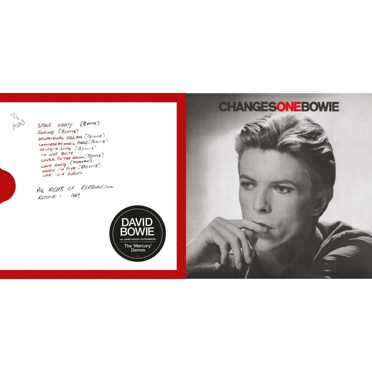 David Bowie - Mercury Demos & Changesonebowie (180G) - LP Vinyl Bundle