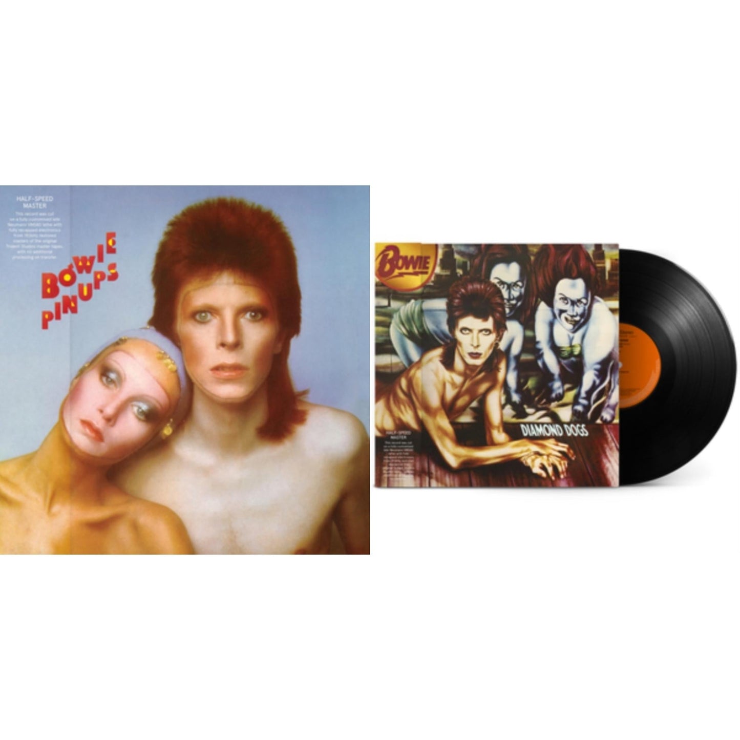 David Bowie - Pinups (2015 Remaster) & Diamond Dogs (50Th Anniversary Half Speed Master) - LP Vinyl Bundle