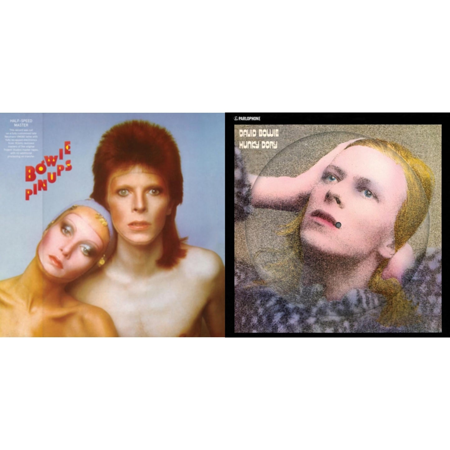 David Bowie - Pinups (2015 Remaster) & Hunky Dory (2015 Remaster/50Th Anniv/Picture Disc) - LP Vinyl Bundle