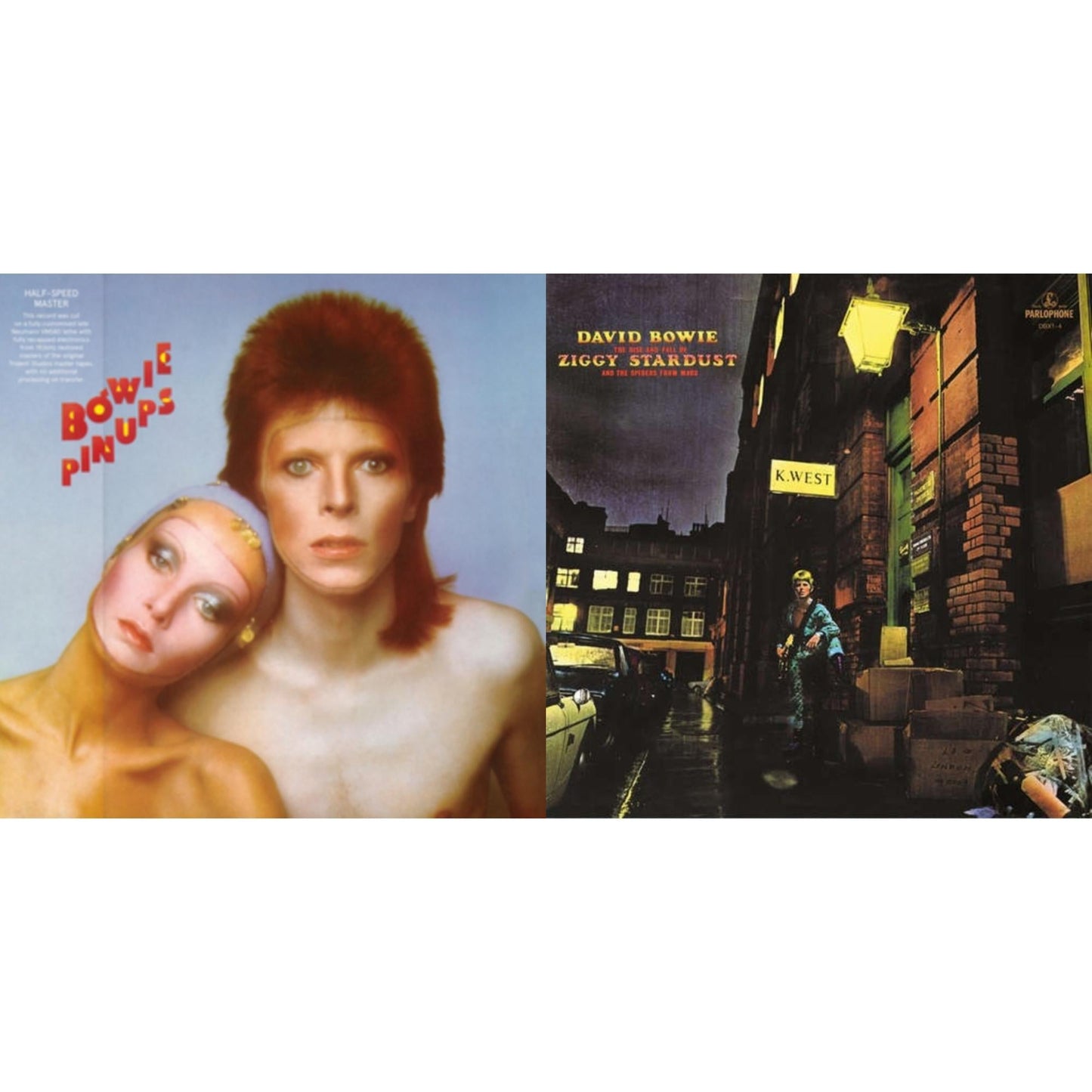David Bowie - Pinups (2015 Remaster) & Rise & Fall Of Ziggy Stardust (2012 Remaster) - LP Vinyl Bundle