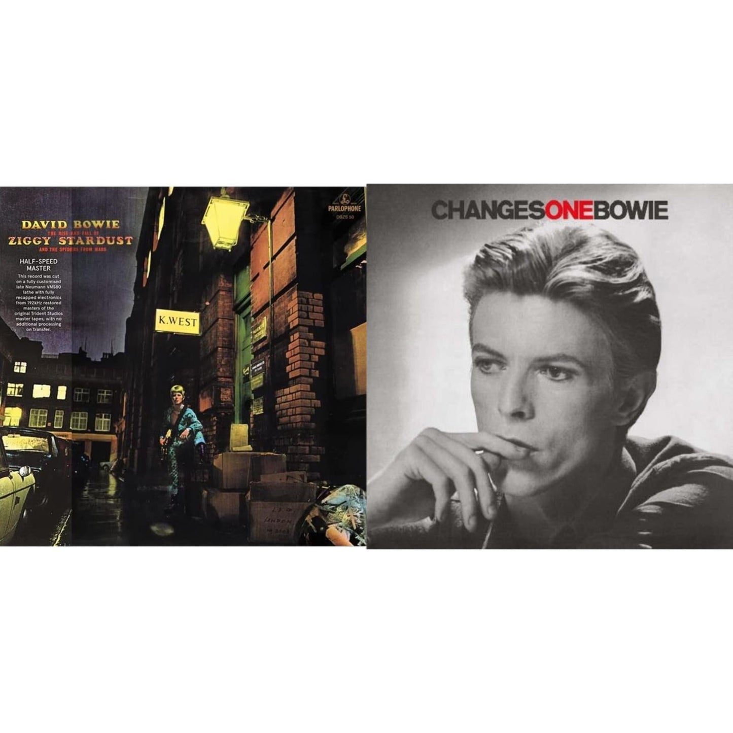 David Bowie - Changesonebowie (180G) & Rise & Fall Of Ziggy Stardust & The Spiders From Mars (2012 Remaster/Half-Speed Master) - LP Vinyl Bundle