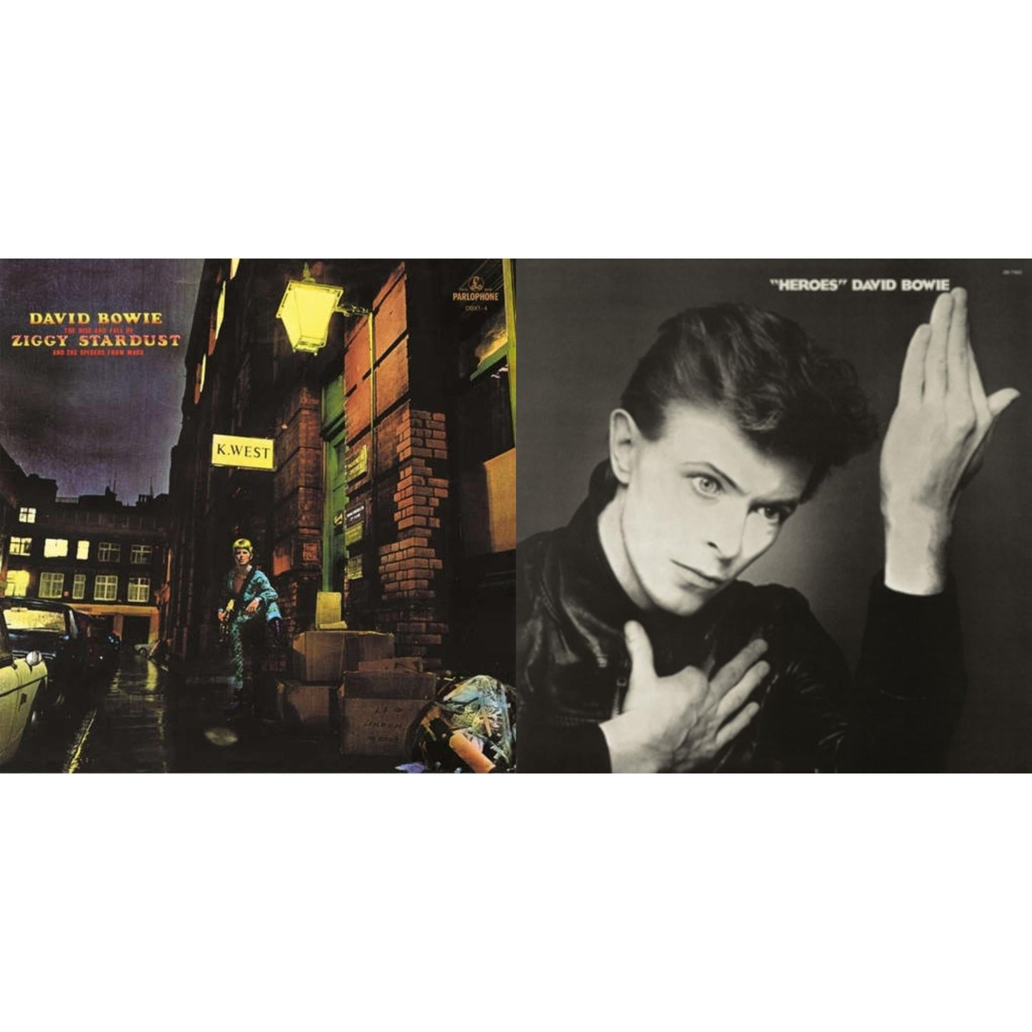 David Bowie - Heroes (2017 Remaster) & Rise & Fall Of Ziggy Stardust (2012 Remaster) - LP Vinyl Bundle
