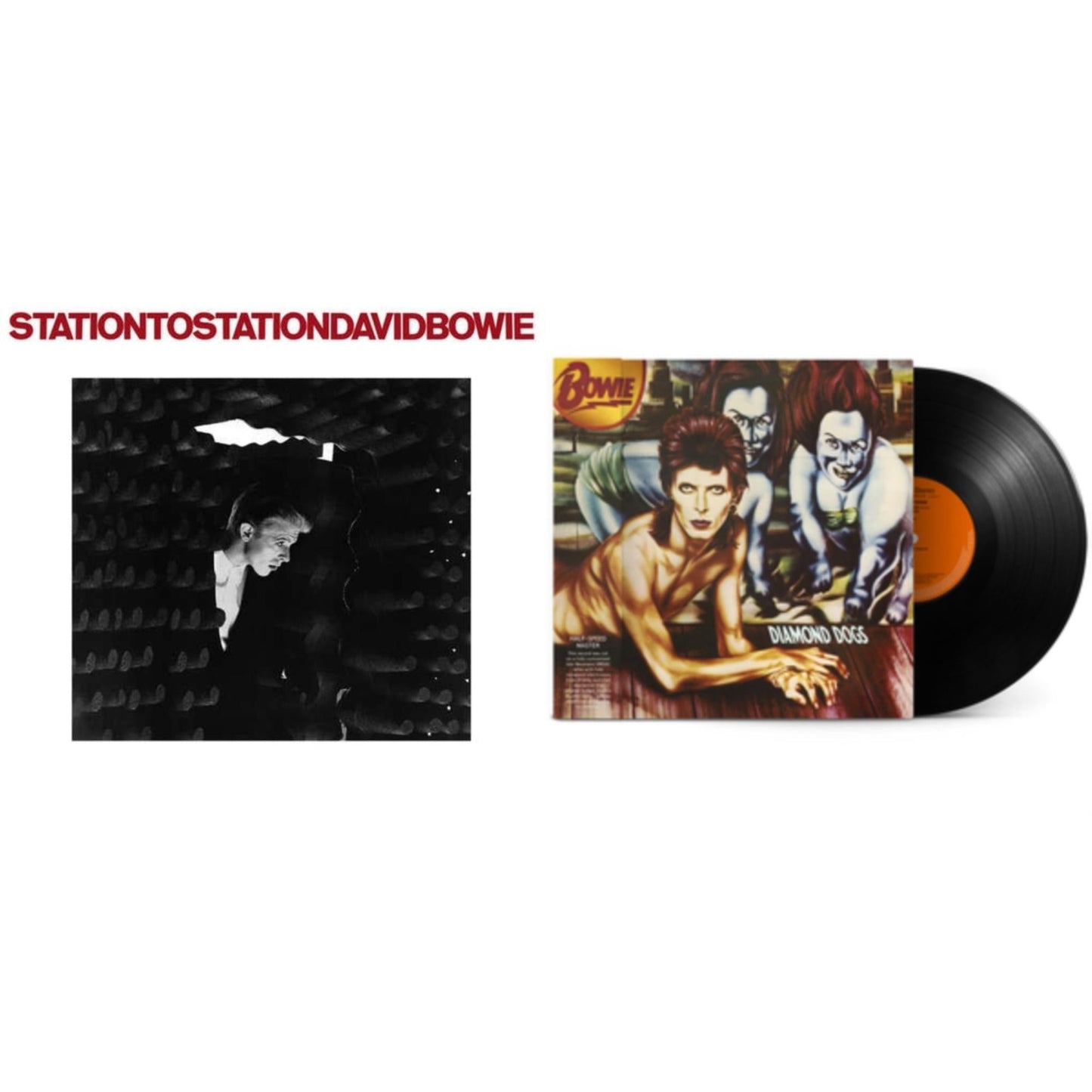 David Bowie - Station To Station (2016 Remastered Version) & Diamond Dogs (50Th Anniversary Half Speed Master) - LP Vinyl Bundle
