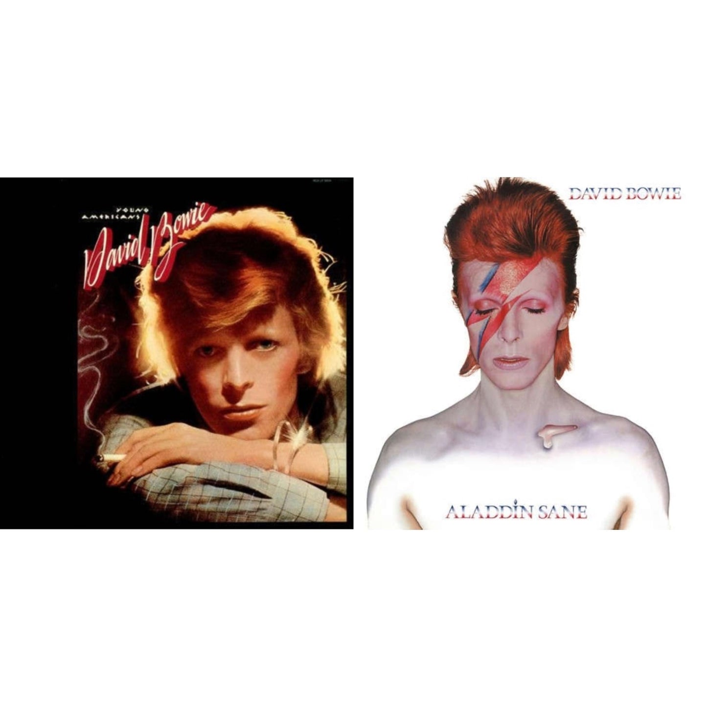 David Bowie - Young Americans (2016 Remastered Version) & Aladdin Sane - LP Vinyl Bundle