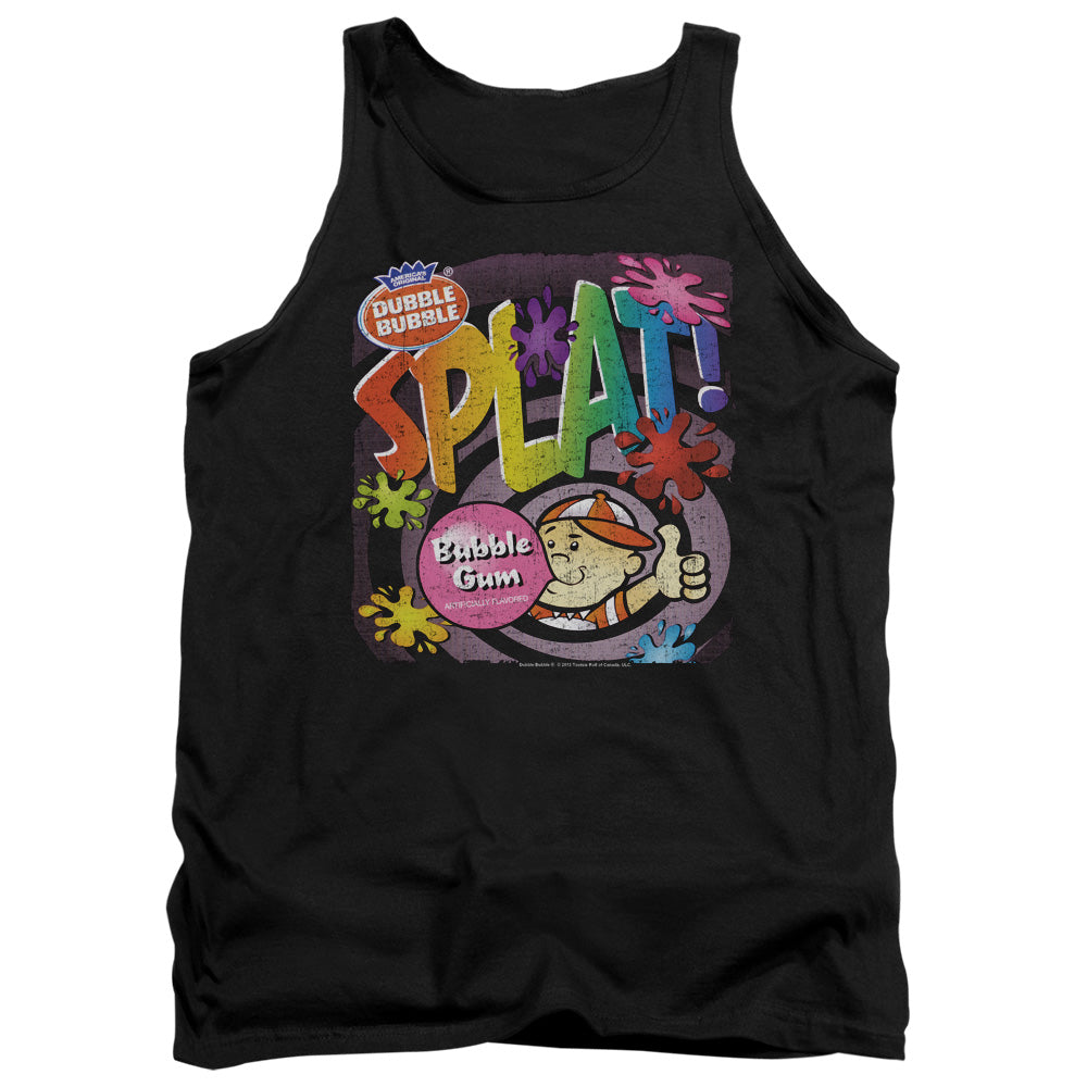 Dubble Bubble Splat Gum Mens Tank Top Shirt Black Officially Licensed