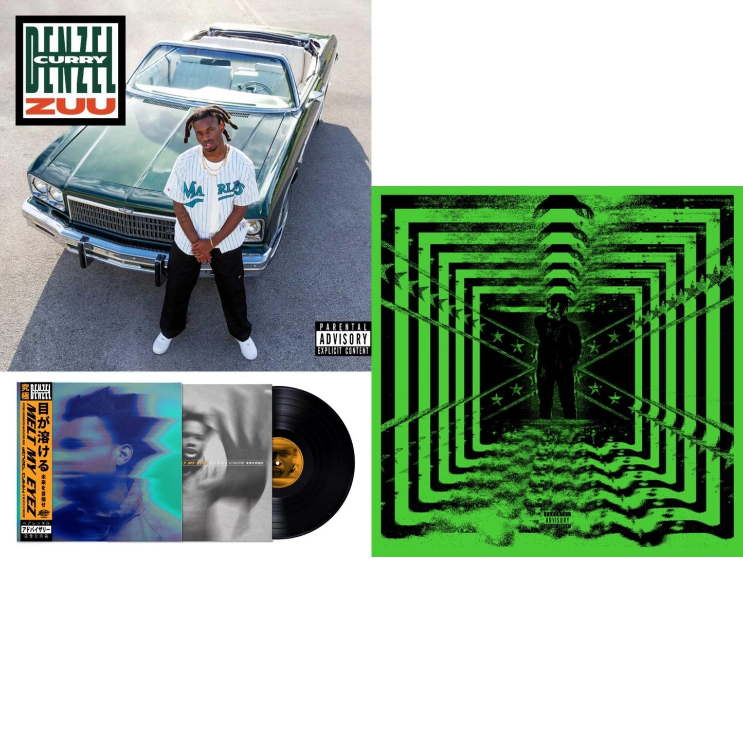 Denzel Curry - Zuu & Melt My Eyez See Your Future & 32 Zel (Neon Yellow LP Vinyl)