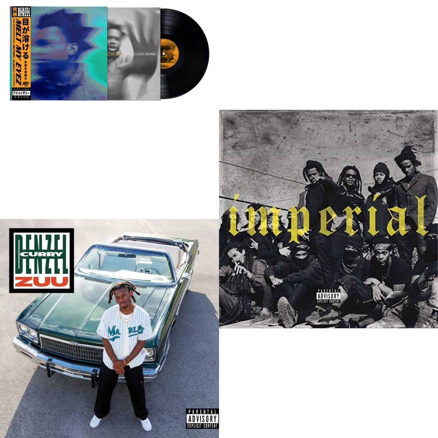 Denzel Curry - Imperial & Zuu & Melt My Eyez See Your Future - LP Vinyl Bundle