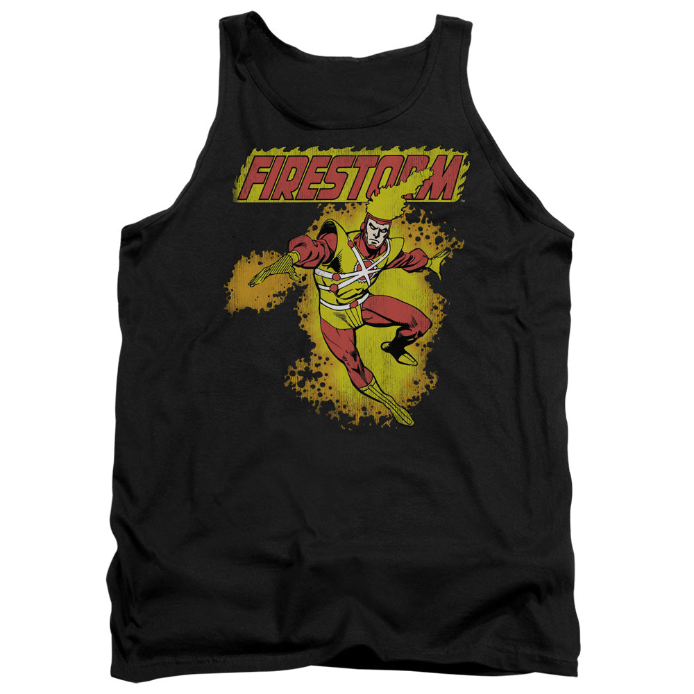 Dc Firestorm Mens Tank Top Shirt Black Officially Licensed