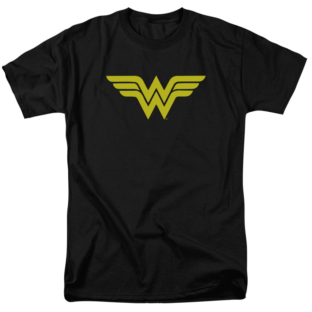 Dc Wonder Woman Logo Mens T Shirt Black