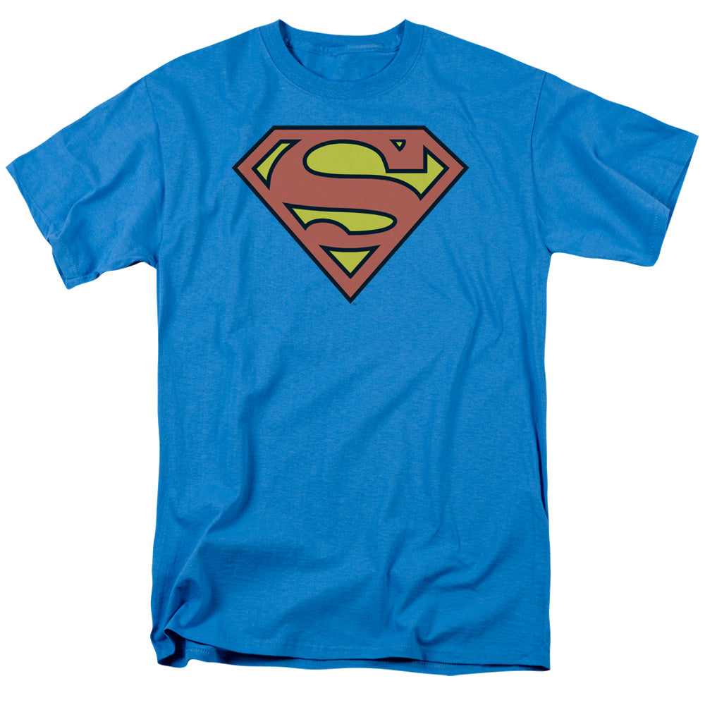 Dc Superman Logo Mens T Shirt Turquoise