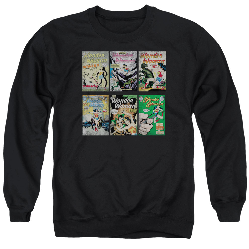 Dc Ww Covers Mens Crewneck Sweatshirt Black