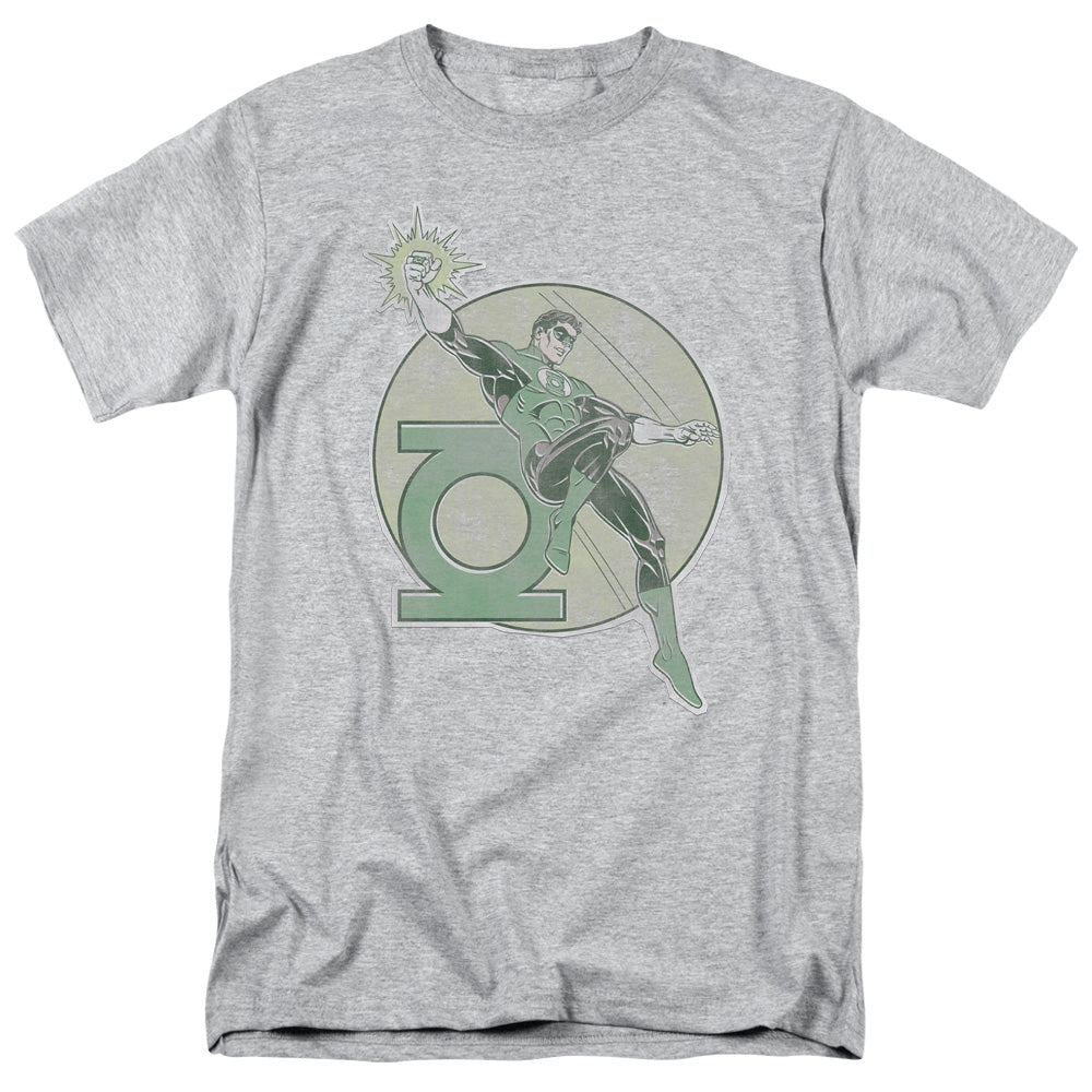 Dco Retro Lantern Iron On Mens T Shirt Athletic Heather