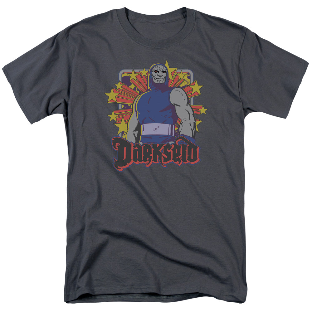 Dc Darkseid Stars Mens T Shirt Charcoal