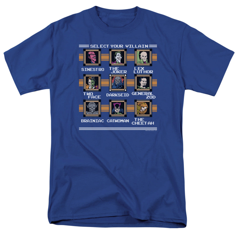 Dc Stage Select Mens T Shirt Royal