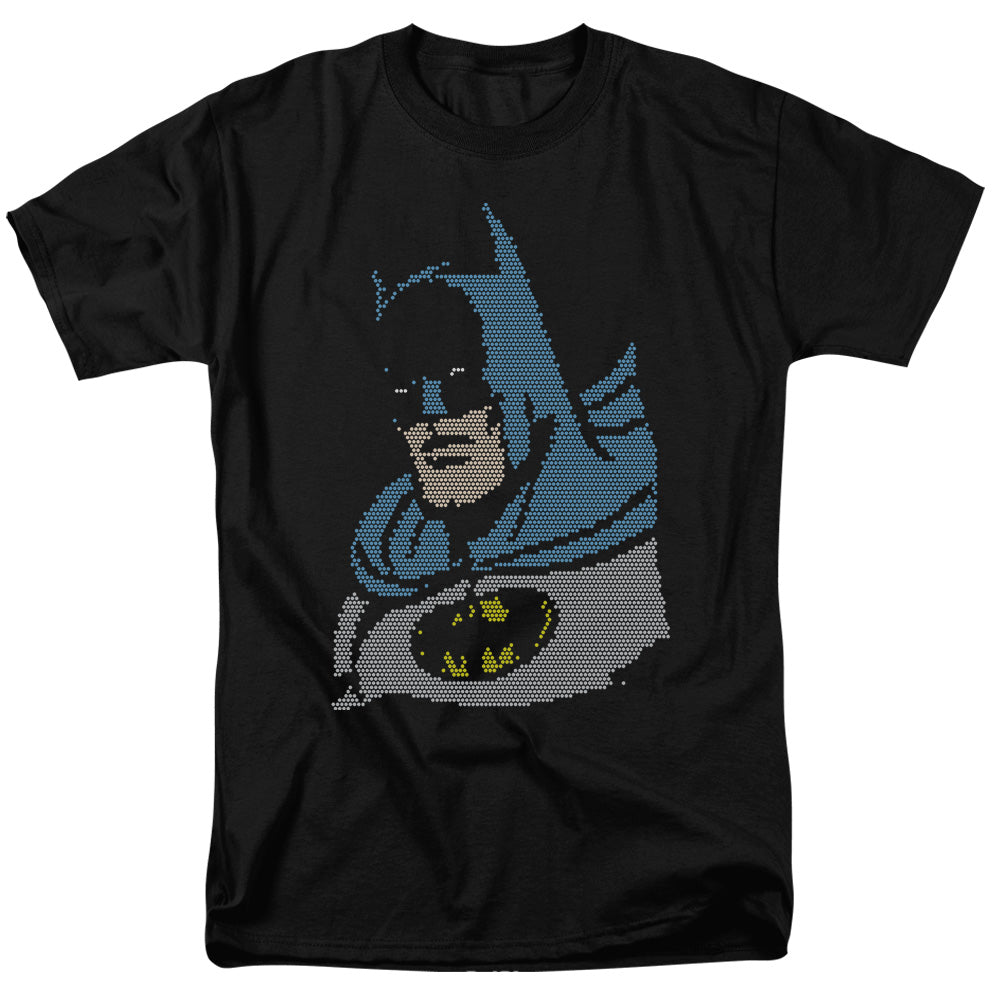Dc Lite Brite Batman Mens T Shirt Black