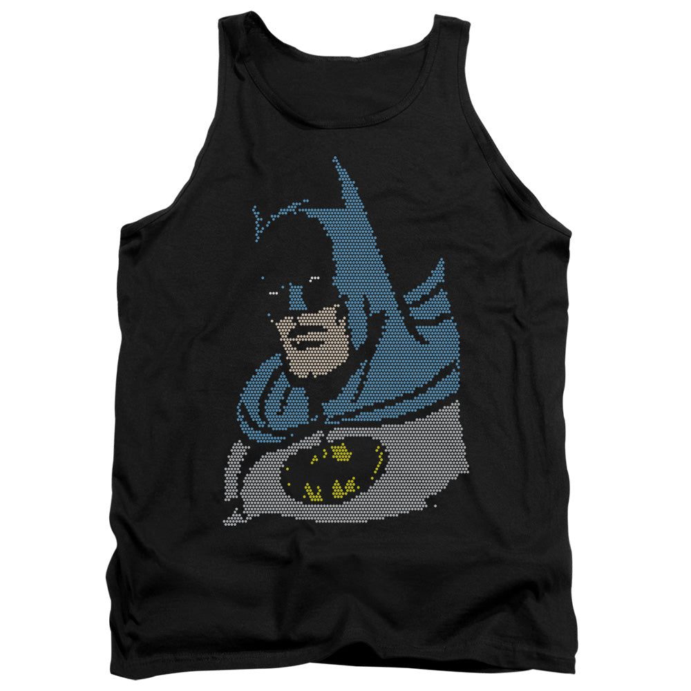 Dc Lite Brite Batman Mens Tank Top Shirt Black Officially Licensed