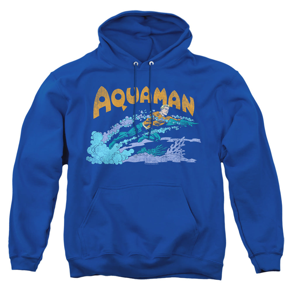 Dc Aqua Swim Mens Hoodie Royal Officially Licensed