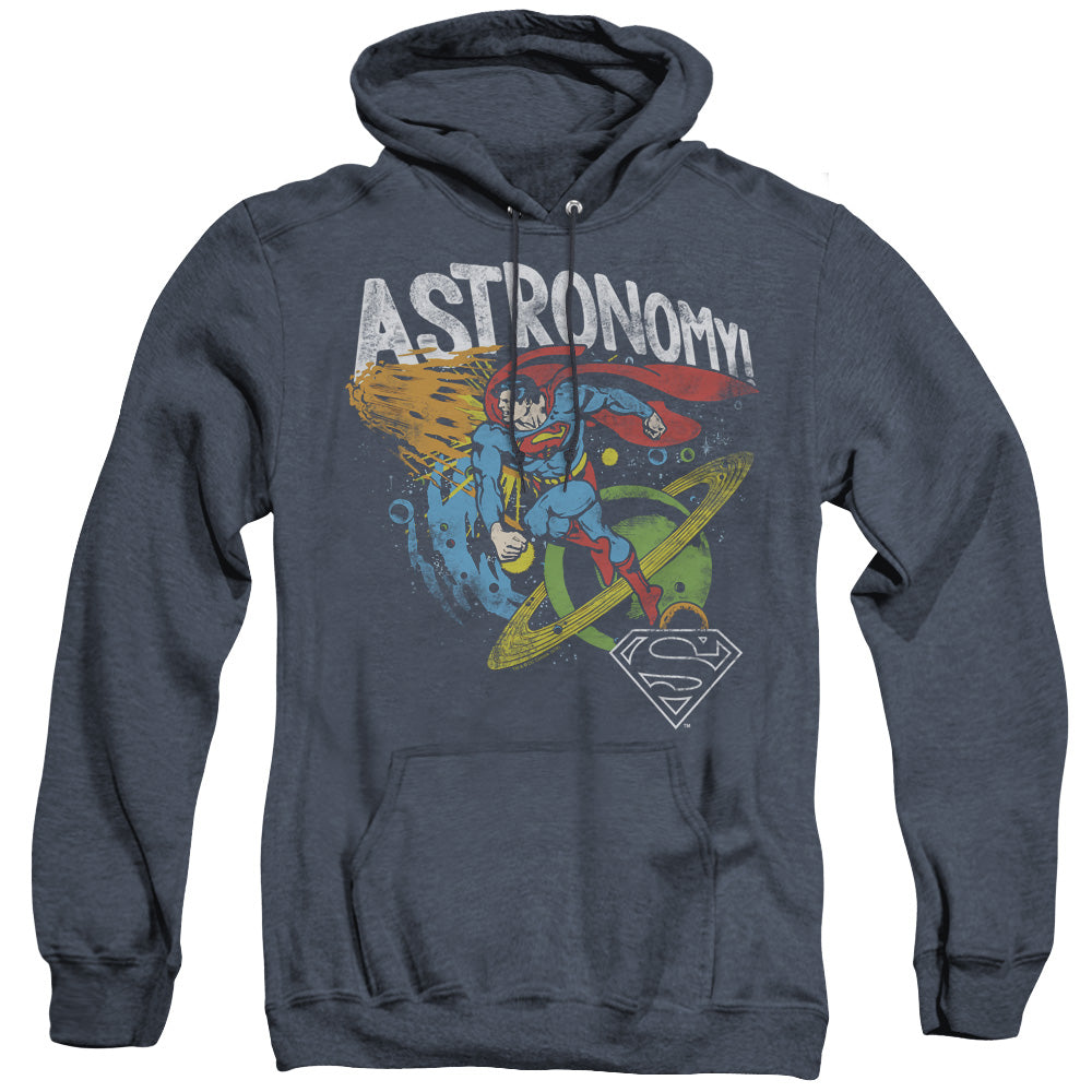 Dc Astronomy Heather Mens Hoodie Navy Officially Licensed