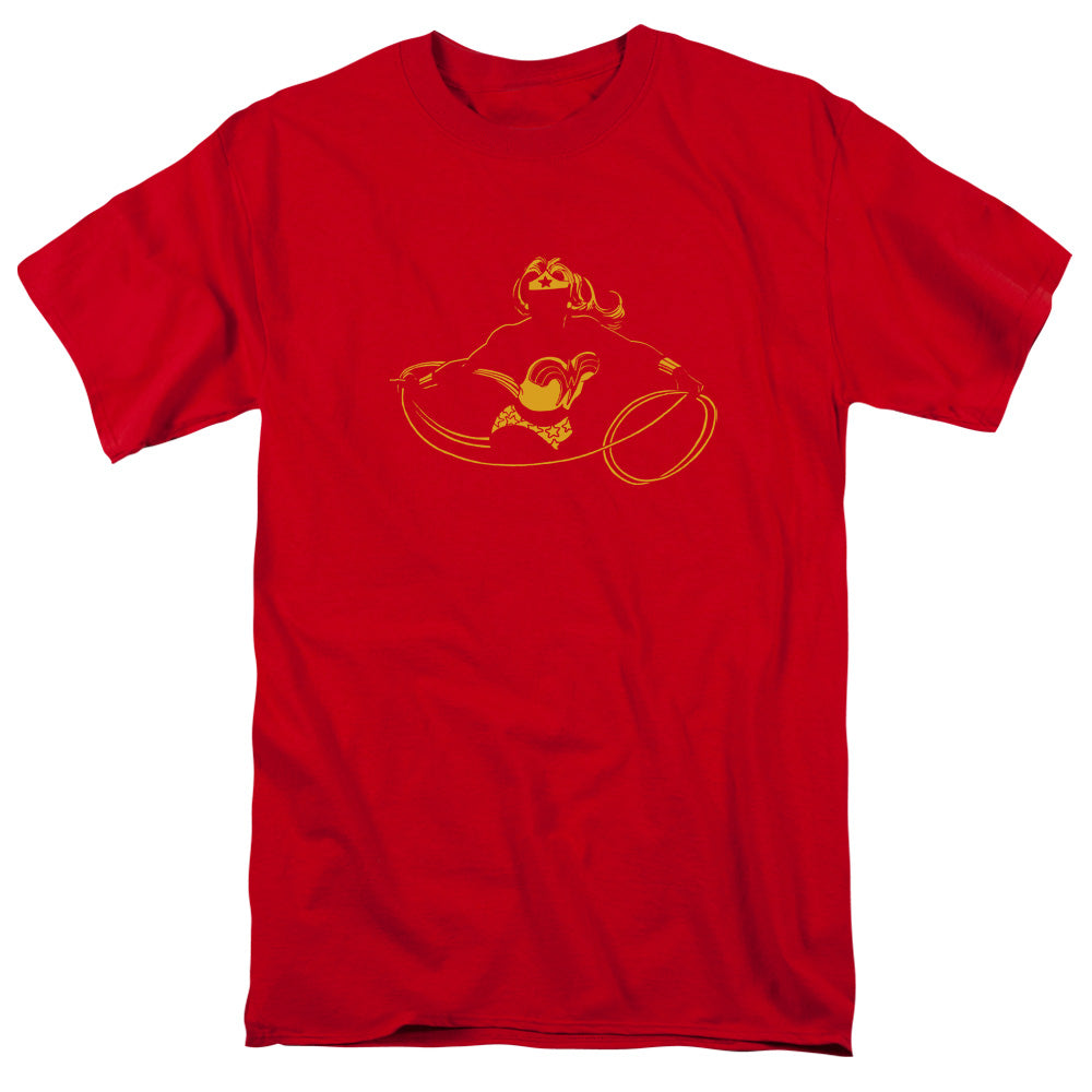 Dc Wonder Min Mens T Shirt Red