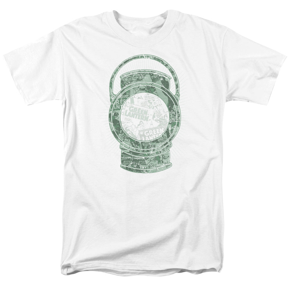 Dc Lantern Cover Mens T Shirt White