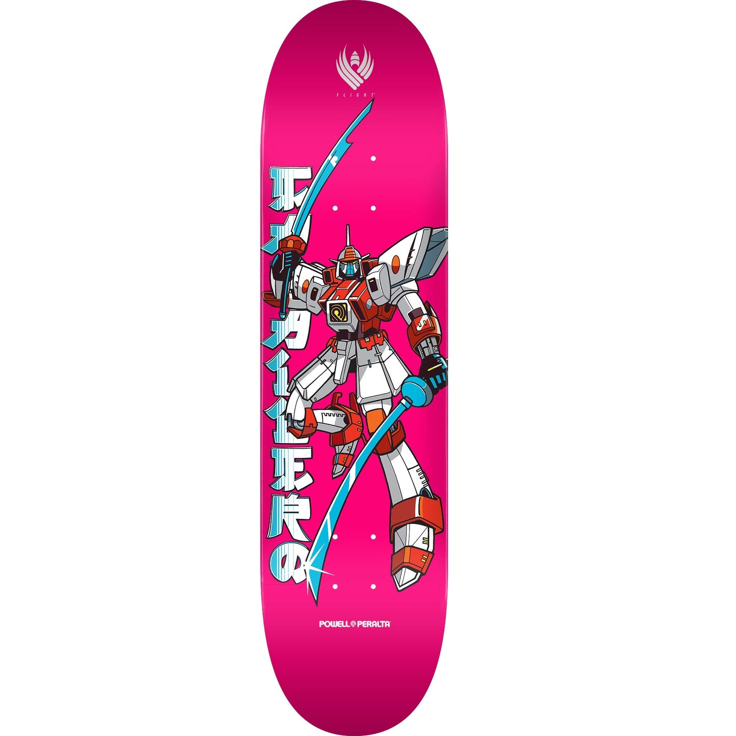 Powell Peralta Steve Caballero Gundam Flight Skateboard Deck - 8.5ƒ?? Pink