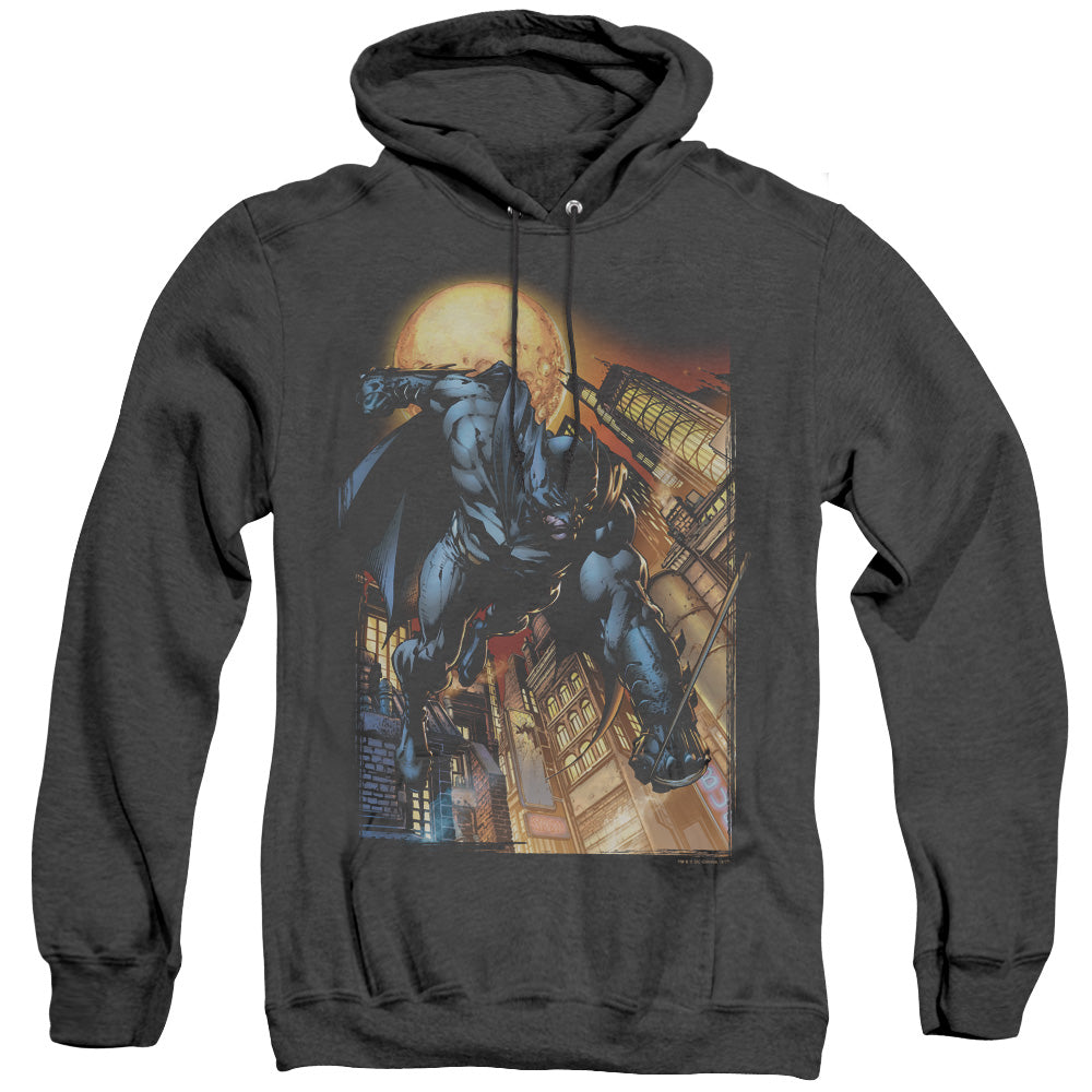 Batman The Dark Knight #1 Heather Mens Hoodie Black Officially Licensed