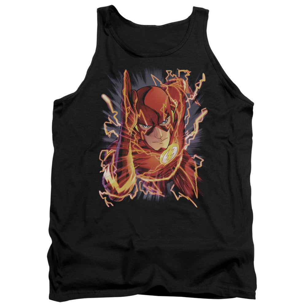 Justice League Flash #1 Mens Tank Top Shirt Black Officially Licensed