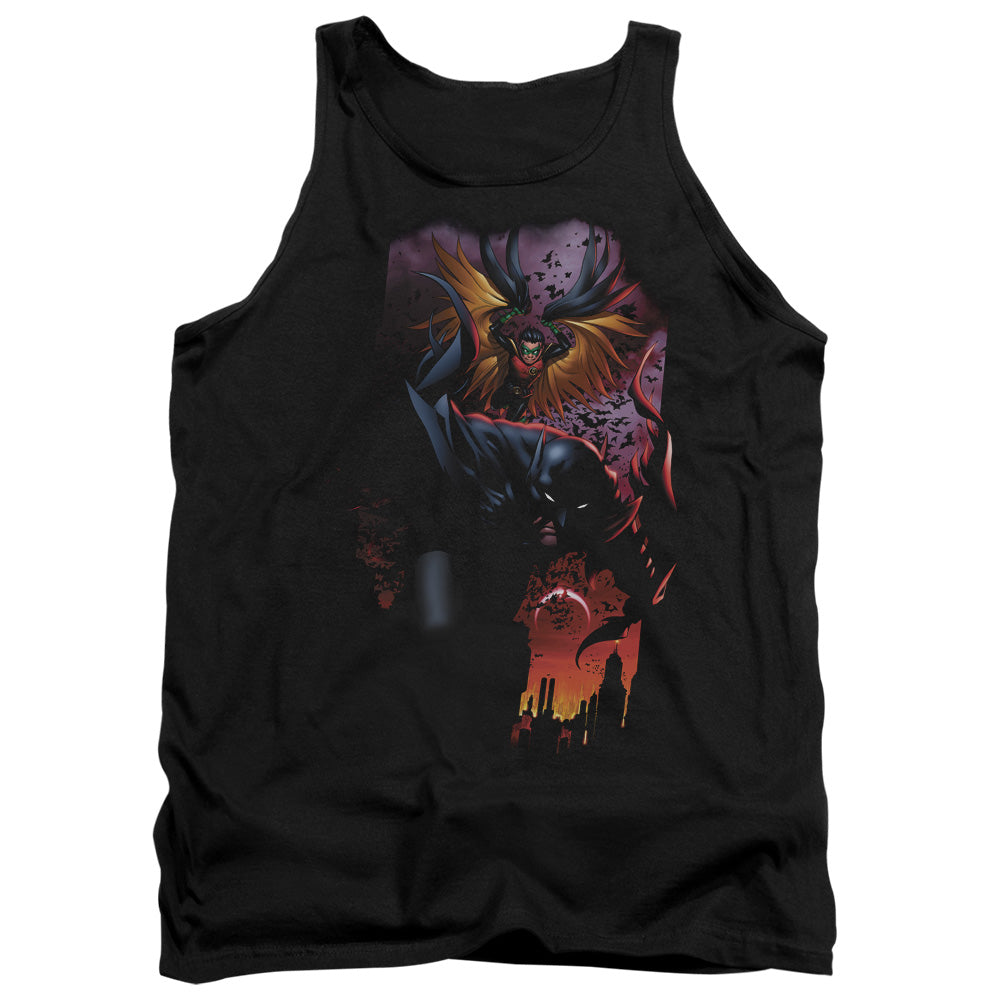 Batman Batman & Robin #1 Mens Tank Top Shirt Black Officially Licensed