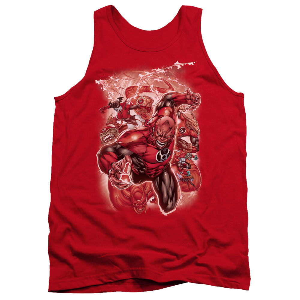 Green Lantern Red Lanterns #1 Mens Tank Top Shirt Red Officially Licensed