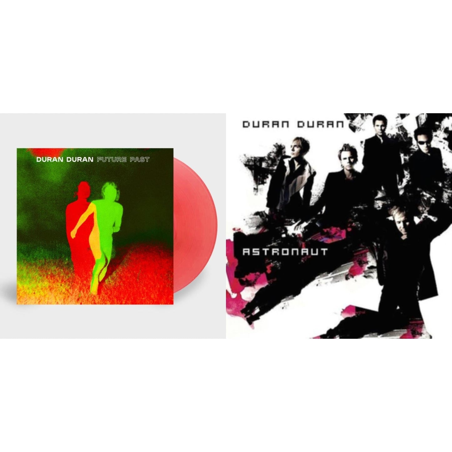 Duran Duran - Future Past (Transparent Red LP Vinyl) (I) & Astronaut (Milky Clear Vinyl/2LP) (I)