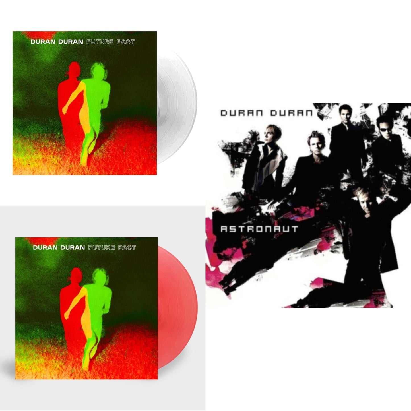 Duran Duran - Future Past & Future Past (Transparent Red LP Vinyl) (I) & Astronaut (Milky Clear Vinyl/2LP) (I)