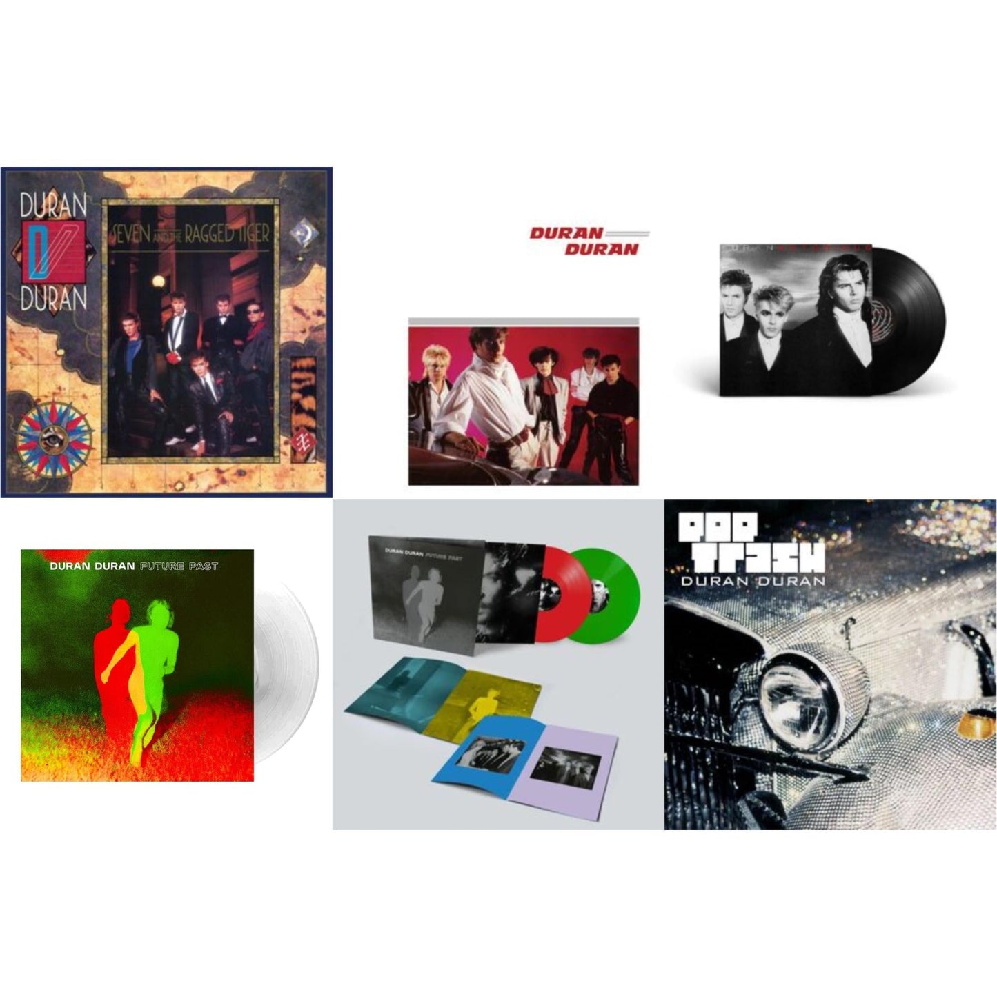 Duran Duran - Future Past & Future Past (Complete Edition/2LP) & Pop Trash (2LP) & Duran Duran (2010 Remaster) & Notorious (2010 Remaster) & Seven & The Ragged Tiger (2010 Remaster)