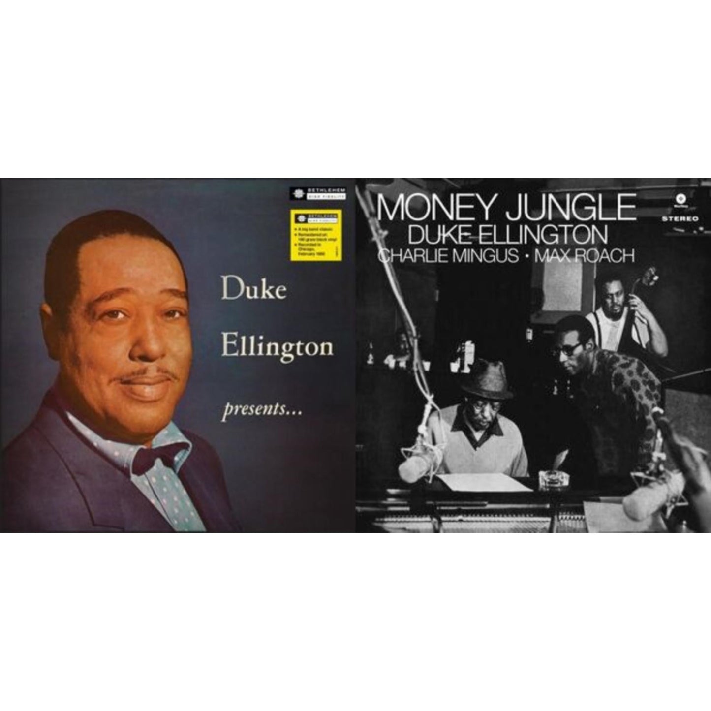 Duke Ellington - Duke Ellington Presents (2023 Reissue) & Money Jungle - LP Vinyl Bundle