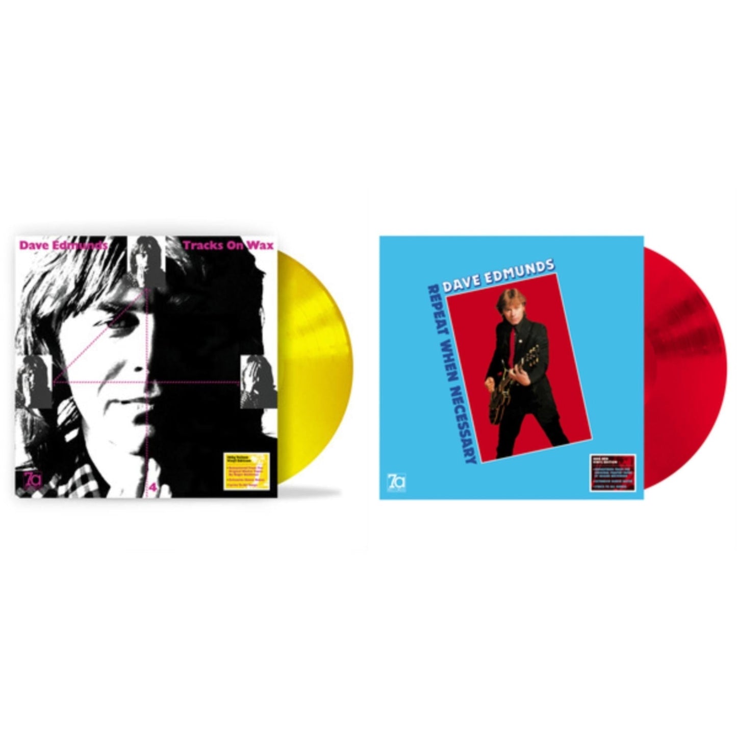 Dave Edmunds - Repeat When Necessary (Coloured LP Vinyl) & Tracks On Wax 4 (Coloured LP Vinyl)