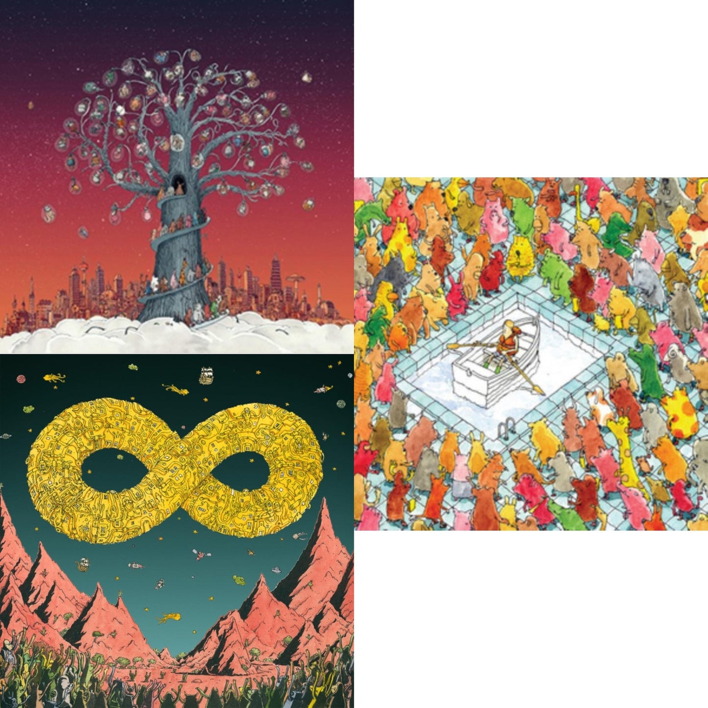 Dance Gavin Dance - Artificial Selection & Mothership & Happiness (180G) - LP Vinyl Bundle