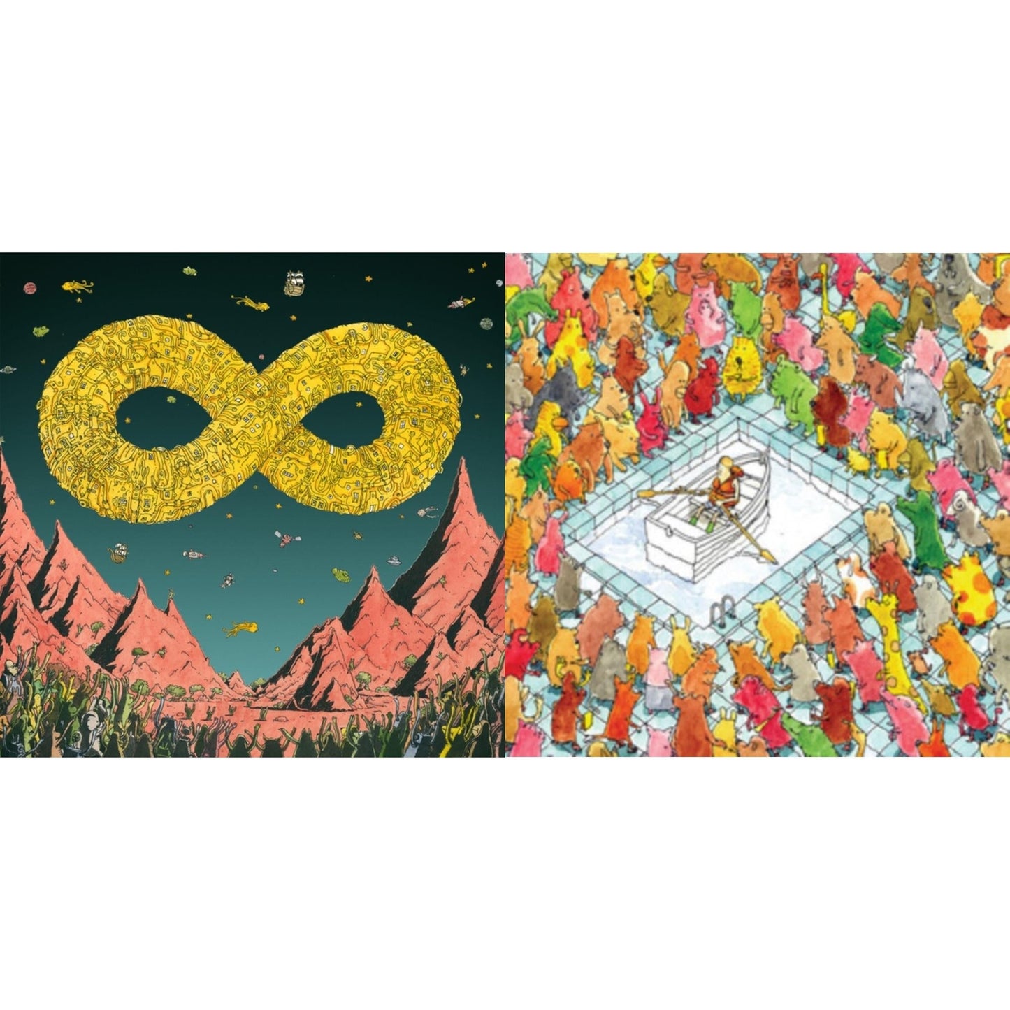 Dance Gavin Dance - Mothership & Happiness (180G) - LP Vinyl Bundle