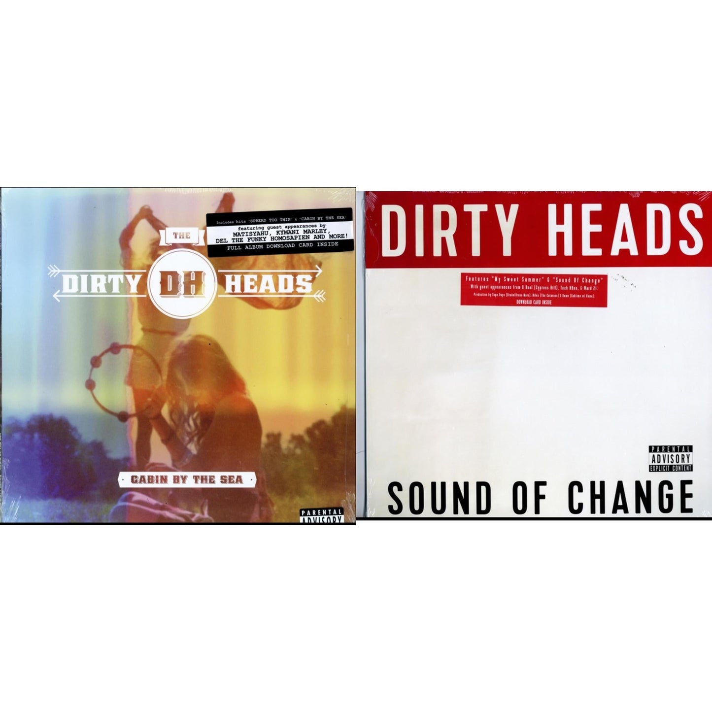 Dirty Heads - Cabin By The Sea & Sound Of Change - LP Vinyl Bundle