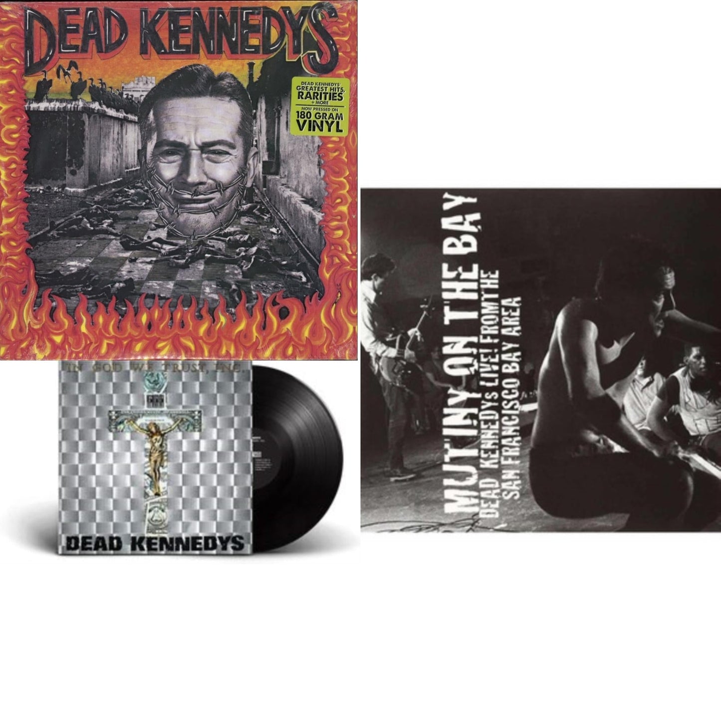 Dead Kennedys - Give Me Convenience (180G) & In God We Trust (140G) & Mutiny On The Bay (Clear Vinyl/2LP)