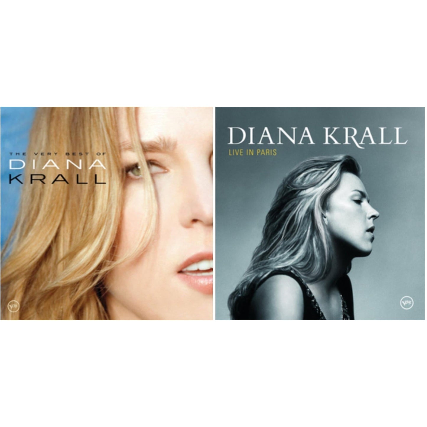 Diana Krall - Very Best Of Diana Krall (180G) & Live In Paris - LP Vinyl Bundle