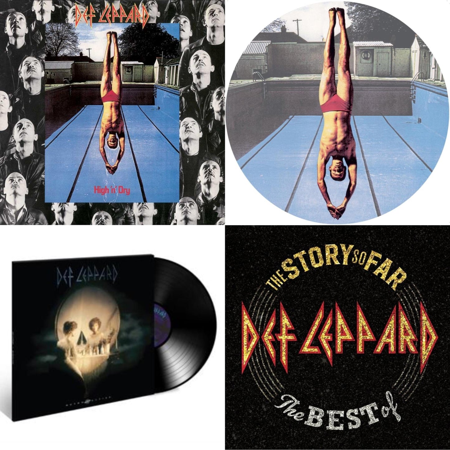 Def Leppard - High 'N' Dry (Picture Dsic) & High N Dry & Retro Active (2LP) & Story So Far: The Best Of Def Leppard (2 LP)