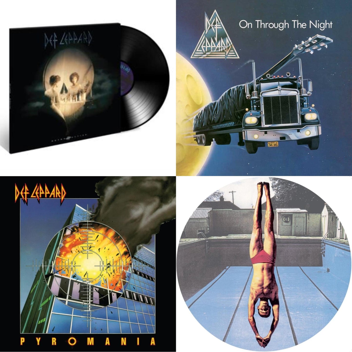 Def Leppard - Retro Active (2LP) & On Through The Night & Pyromania (40Th Anniversary) (Deluxe/2LP) & High 'N' Dry (Picture Dsic)