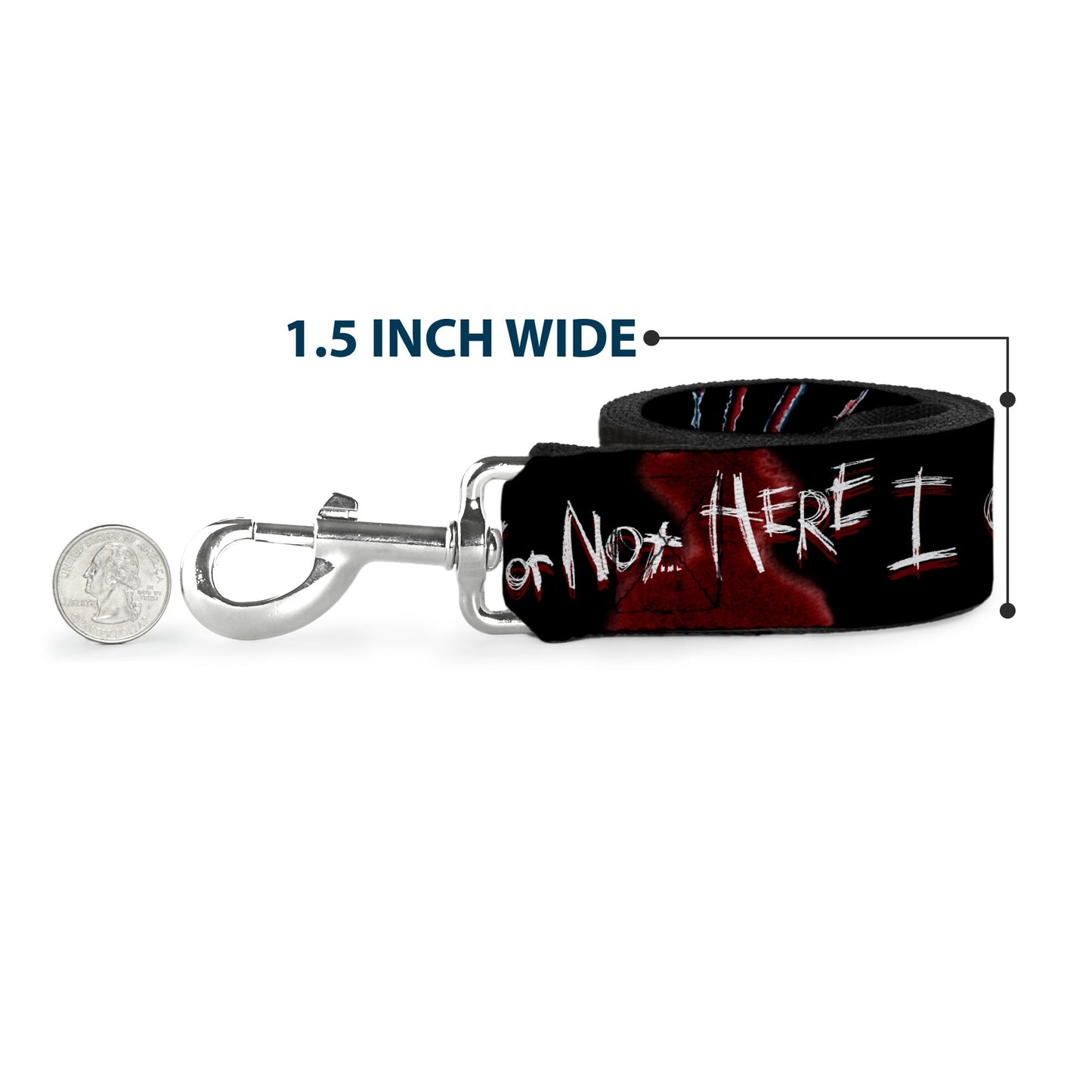 Nightmare on Elm Street Ready Or Not Here I Come Freddy Dog Leash