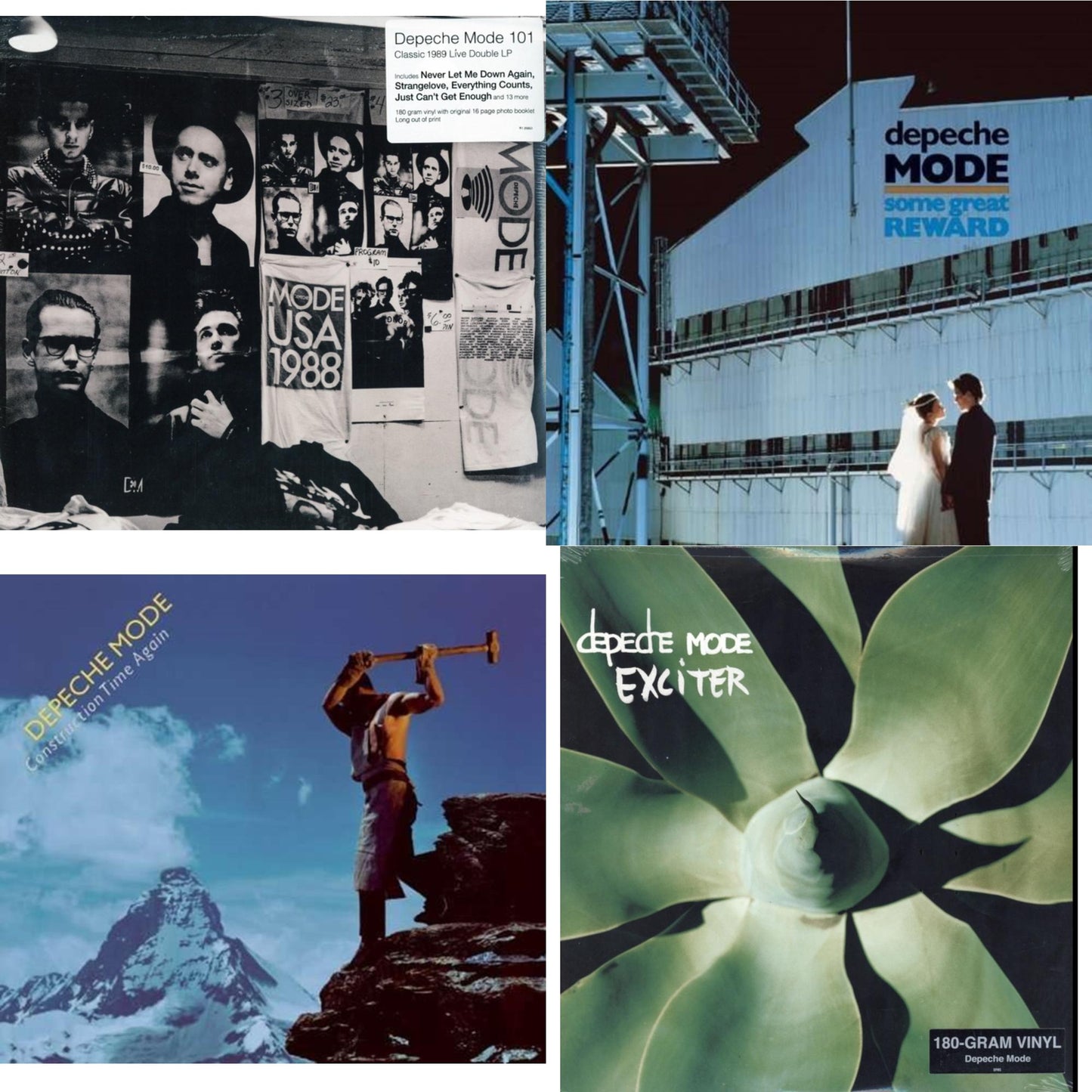 Depeche Mode - 101 (2LP/180G) & Some Great Reward & Construction Time Again & Exciter